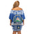 El Salvador Christmas Family Matching Off Shoulder Short Dress and Hawaiian Shirt The Torogoz Cartoon With Coat Of Arms - Wonder Print Shop