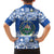 El Salvador Christmas Family Matching Puletasi and Hawaiian Shirt The Torogoz Cartoon With Coat Of Arms - Wonder Print Shop