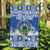 El Salvador Christmas Garden Flag The Torogoz Cartoon With Coat Of Arms - Wonder Print Shop