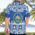 El Salvador Christmas Hawaiian Shirt The Torogoz Cartoon With Coat Of Arms - Wonder Print Shop