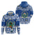 El Salvador Christmas Hoodie The Torogoz Cartoon With Coat Of Arms - Wonder Print Shop