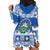 El Salvador Christmas Hoodie Dress The Torogoz Cartoon With Coat Of Arms - Wonder Print Shop