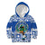 El Salvador Christmas Kid Hoodie The Torogoz Cartoon With Coat Of Arms - Wonder Print Shop