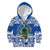 El Salvador Christmas Kid Hoodie The Torogoz Cartoon With Coat Of Arms - Wonder Print Shop