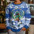 El Salvador Christmas Kid Ugly Christmas Sweater The Torogoz Cartoon With Coat Of Arms - Wonder Print Shop