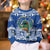 El Salvador Christmas Kid Ugly Christmas Sweater The Torogoz Cartoon With Coat Of Arms - Wonder Print Shop