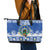 El Salvador Christmas Leather Tote Bag The Torogoz Cartoon With Coat Of Arms - Wonder Print Shop