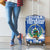 El Salvador Christmas Luggage Cover The Torogoz Cartoon With Coat Of Arms - Wonder Print Shop