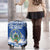 El Salvador Christmas Luggage Cover The Torogoz Cartoon With Coat Of Arms - Wonder Print Shop