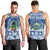 El Salvador Christmas Men Tank Top The Torogoz Cartoon With Coat Of Arms - Wonder Print Shop