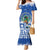 El Salvador Christmas Mermaid Dress The Torogoz Cartoon With Coat Of Arms - Wonder Print Shop