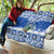 El Salvador Christmas Quilt The Torogoz Cartoon With Coat Of Arms - Wonder Print Shop