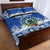 El Salvador Christmas Quilt Bed Set The Torogoz Cartoon With Coat Of Arms - Wonder Print Shop