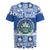 El Salvador Christmas Rugby Jersey The Torogoz Cartoon With Coat Of Arms - Wonder Print Shop