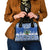 El Salvador Christmas Shoulder Handbag The Torogoz Cartoon With Coat Of Arms