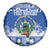 El Salvador Christmas Spare Tire Cover The Torogoz Cartoon With Coat Of Arms - Wonder Print Shop