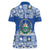 El Salvador Christmas Women Polo Shirt The Torogoz Cartoon With Coat Of Arms - Wonder Print Shop