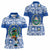 El Salvador Christmas Women Polo Shirt The Torogoz Cartoon With Coat Of Arms - Wonder Print Shop