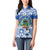 El Salvador Christmas Women Polo Shirt The Torogoz Cartoon With Coat Of Arms - Wonder Print Shop