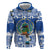 El Salvador Christmas Zip Hoodie The Torogoz Cartoon With Coat Of Arms - Wonder Print Shop