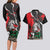 Russia Knight Fighting With Dragon Couples Matching Long Sleeve Bodycon Dress and Hawaiian Shirt Grunge Style