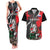 Russia Knight Fighting With Dragon Couples Matching Tank Maxi Dress and Hawaiian Shirt Grunge Style