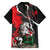 Russia Knight Fighting With Dragon Family Matching Long Sleeve Bodycon Dress and Hawaiian Shirt Grunge Style