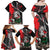 Russia Knight Fighting With Dragon Family Matching Off Shoulder Maxi Dress and Hawaiian Shirt Grunge Style