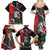 Russia Knight Fighting With Dragon Family Matching Summer Maxi Dress and Hawaiian Shirt Grunge Style - Wonder Print Shop