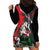 Russia Knight Fighting With Dragon Hoodie Dress Grunge Style - Wonder Print Shop