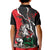 Russia Knight Fighting With Dragon Kid Polo Shirt Grunge Style - Wonder Print Shop