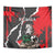 Russia Knight Fighting With Dragon Tapestry Grunge Style - Wonder Print Shop