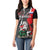 Russia Knight Fighting With Dragon Women Polo Shirt Grunge Style - Wonder Print Shop