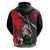 Russia Knight Fighting With Dragon Zip Hoodie Grunge Style - Wonder Print Shop