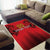 Custom Belgium Rugby Area Rug Diables Noirs Lion Head