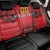 Custom Belgium Rugby Back Car Seat Cover Diables Noirs Lion Head