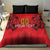 Custom Belgium Rugby Bedding Set Diables Noirs Lion Head