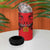 Custom Belgium Rugby 4 in 1 Can Cooler Tumbler Diables Noirs Lion Head