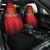 Custom Belgium Rugby Car Seat Cover Diables Noirs Lion Head