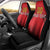 Custom Belgium Rugby Car Seat Cover Diables Noirs Lion Head