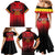 Custom Belgium Rugby Family Matching Mermaid Dress and Hawaiian Shirt Diables Noirs Lion Head