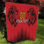 Custom Belgium Rugby Quilt Diables Noirs Lion Head - Wonder Print Shop