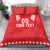 Custom Switzerland Rugby Bedding Set Edelweis Pattern