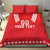 Custom Switzerland Rugby Bedding Set Edelweis Pattern