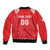 Custom Switzerland Rugby Bomber Jacket Edelweis Pattern