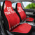 Custom Switzerland Rugby Car Seat Cover Edelweis Pattern