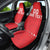 Custom Switzerland Rugby Car Seat Cover Edelweis Pattern