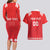 Custom Switzerland Rugby Couples Matching Long Sleeve Bodycon Dress and Hawaiian Shirt Edelweis Pattern