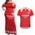 Custom Switzerland Rugby Couples Matching Off Shoulder Maxi Dress and Hawaiian Shirt Edelweis Pattern