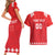 Custom Switzerland Rugby Couples Matching Short Sleeve Bodycon Dress and Hawaiian Shirt Edelweis Pattern